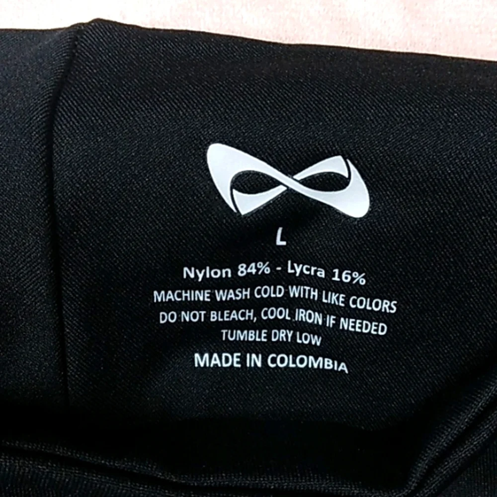 (LARGE) Nfinity Flex Cheer Leggings - Adult Large 3"inches Long New with Tag - Picture 3 of 3